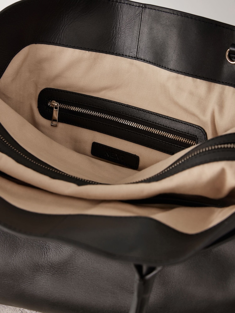 Black Leather Premium Grab Bag - Image 11 of 11 Black Leather Premium Grab Bag - Image 11 of 11