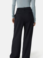 Jigsaw Blue Crosshatch Nik Trousers - Image 2 of 7