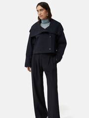 Jigsaw Blue Crosshatch Nik Trousers - Image 6 of 7
