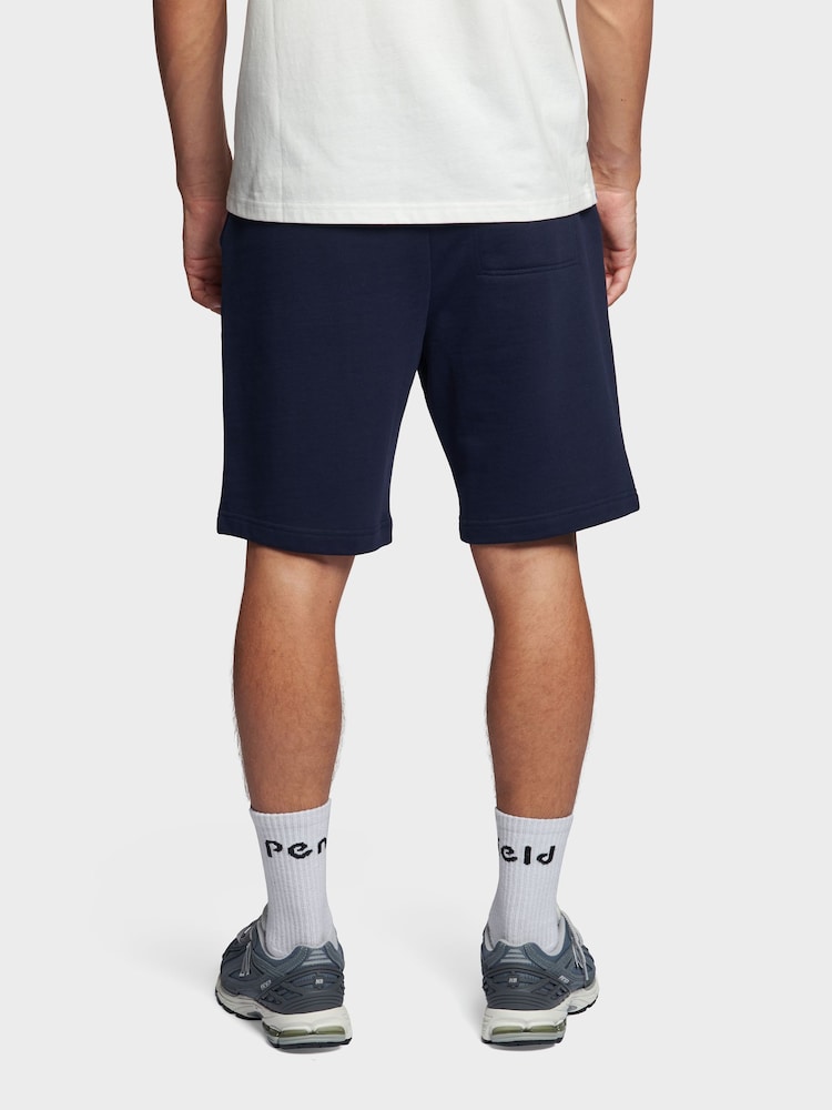 Penfield Blue Navy Mens Original Logo Sweat Shorts - Image 2 of 7