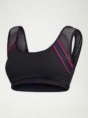 Speedo Black Womens Quick Dry Mesh Bikini Top - Image 6 of 6