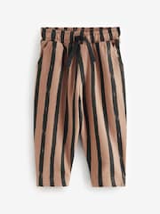 Charcoal Grey And Brown 100% Cotton Patterned Jersey Joggers 3 Pack (3mths-7yrs) - Image 3 of 7