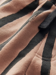 Charcoal Grey And Brown 100% Cotton Patterned Jersey Joggers 3 Pack (3mths-7yrs) - Image 7 of 7