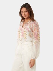 Forever New White Ellidy Button Down Blouse - Image 3 of 5