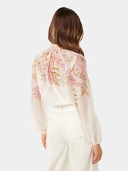 Forever New White Ellidy Button Down Blouse - Image 4 of 5