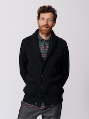 Aubin Earl Shawl Collar Wool Cardigan - Image 1 of 9