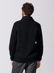Aubin Earl Shawl Collar Wool Cardigan - Image 2 of 9