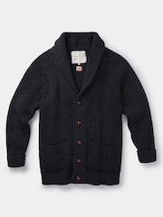 Aubin Earl Shawl Collar Wool Cardigan - Image 7 of 9