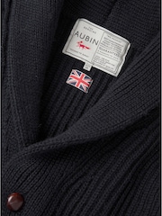 Aubin Earl Shawl Collar Wool Cardigan - Image 9 of 9