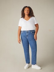 Live Unlimited Blue Mom Curve Regular Comfort Jeans - Image 1 of 5