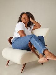 Live Unlimited Blue Mom Curve Regular Comfort Jeans - Image 2 of 5