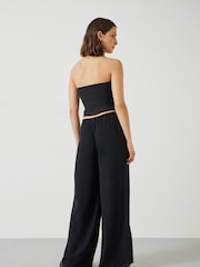 Hush Black Lyra Tie Waist Trousers - Image 3 of 5