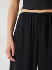 Hush Black Lyra Tie Waist Trousers - Image 4 of 5