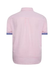 Camisa flameada de Manga corta para tallas grandes y altas de BadRhino - Imagen 2 de 2
