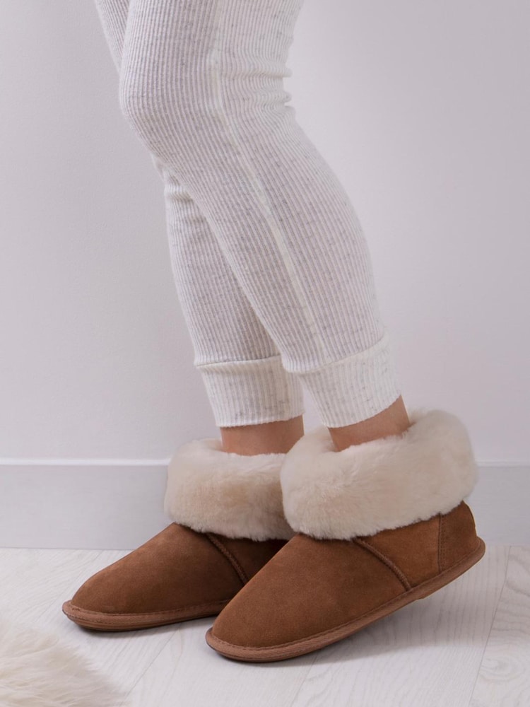 Marrón - Just Sheepskin Ladies Winter Albery Slippers - Imagen 1 de 5 Marrón - Just Sheepskin Ladies Winter Albery Slippers - Imagen 1 de 5