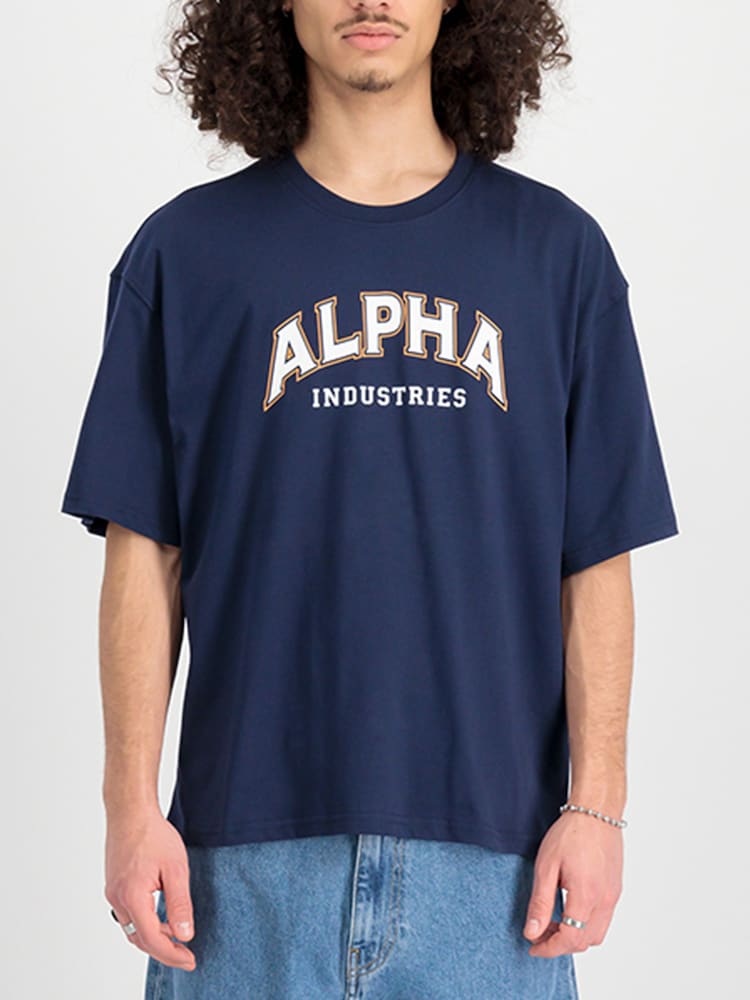 Alpha Industries College 100% Cotton T-Shirt - Image 1 of 3