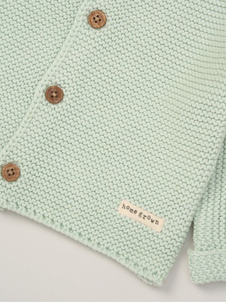 Homegrown 100% Organic Cotton Knitted Cardigan - Image 2 of 3 Homegrown 100% Organic Cotton Knitted Cardigan - Image 2 of 3