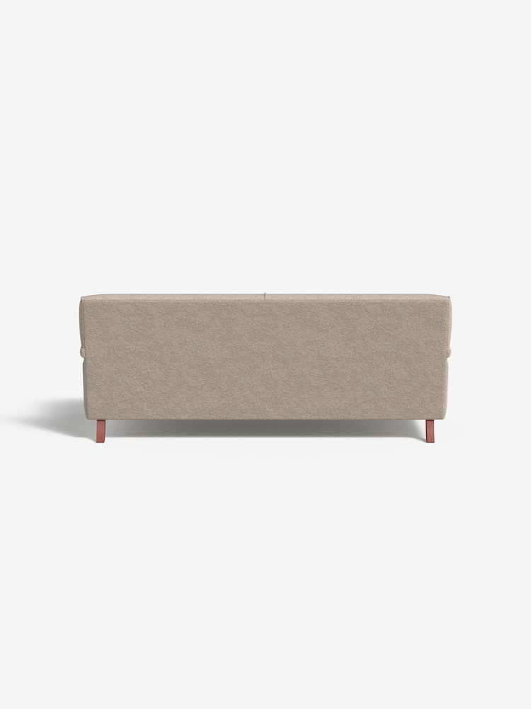 MADE.COM Basket Weave Natural Stone Orson 3 Seater Sofa - Image 2 of 3