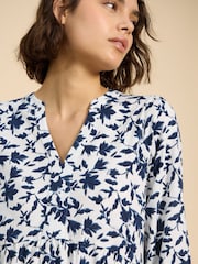 White Stuff White Marta 100% Cotton Tunic - Image 4 of 7