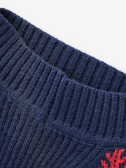 Navy Blue Fairisle Pattern Christmas Dog Jumper - Image 8 of 11