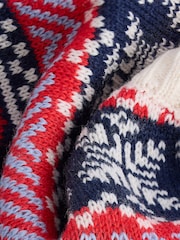Navy Blue Fairisle Pattern Christmas Dog Jumper - Image 9 of 11