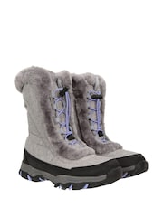 Сірий - Mountain Warehouse Ohio Youth Adaptive Snow чоботи - Image 1 of 5