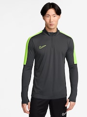 Nike Anthracite Grey Dri-FIT Academy Half Zip Training Drill Top - Image 1 of 3