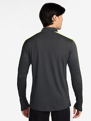 Nike Anthracite Grey Dri-FIT Academy Half Zip Training Drill Top - Image 2 of 3