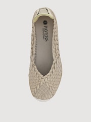 Pavers Gold Stretch Fit Memory Foam Slip On Pumps - Image 4 of 5