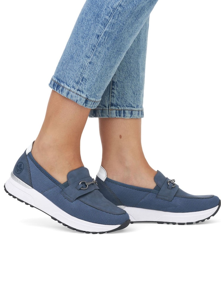 Rieker Womens Wide Fit Elastic Band (Goring) Shoes - Image 1 of 10
