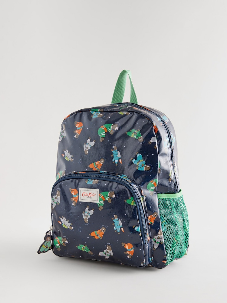 Cath Kidston Navy Space Bear Large Backpack - Image 1 of 8