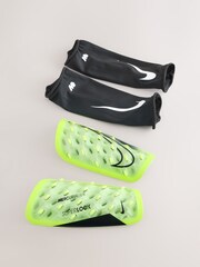 Nike Yellow Mercurial Lite SuperLock Football Shin Guards - Image 2 of 3