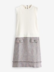 Ted Baker Cream Mayumid Sleeveless Mockable Mini Dress - Image 5 of 7