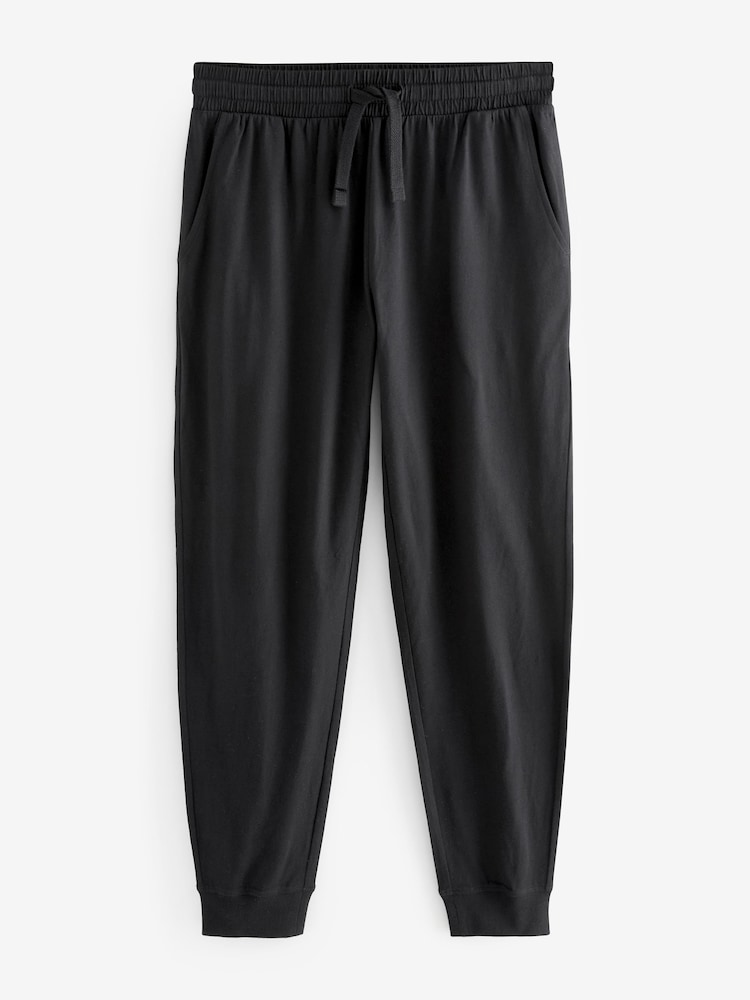 Black/Grey Cuffed Lasting Fresh Rich Pyjama Bottoms 2 Pack - Image 12 of 15
