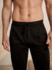 Black/Grey Cuffed Lasting Fresh Rich Pyjama Bottoms 2 Pack - Image 8 of 15