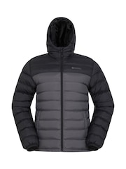 Mountain Warehouse Dark Grey Seasons II Mens Water Resistant Padded Jacket - Image 1 of 5