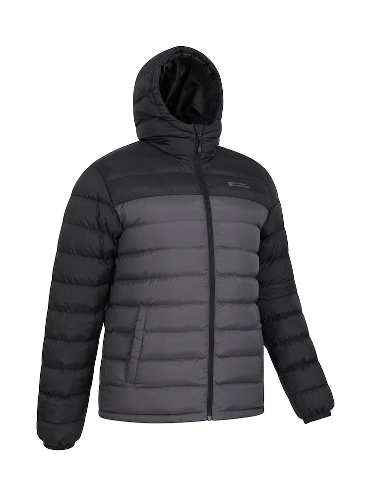 Mountain Warehouse Dark Grey Seasons II Mens Water Resistant Padded Jacket - Image 1 of 4