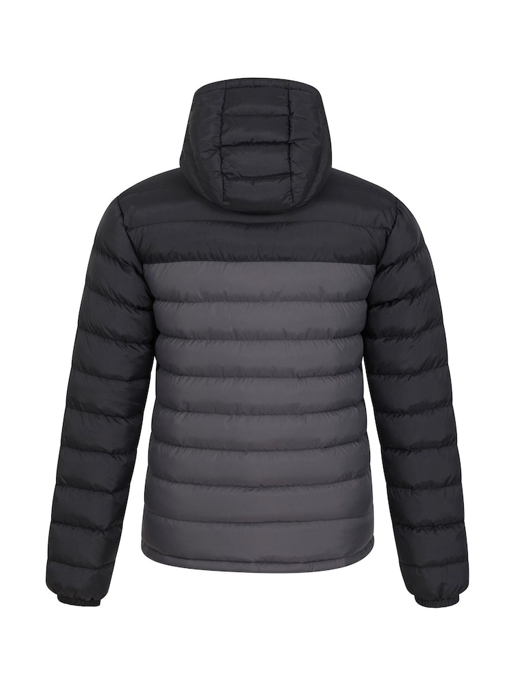 Mountain Warehouse Dark Grey Seasons II Mens Water Resistant Padded Jacket - Image 2 of 4