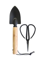 Portico Designs Black The Urban Gardener Mini Trowel and Indoor Plant Scissors - Image 1 of 3