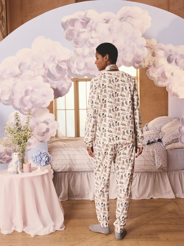 بيجاما من القطن 100% تشكيلة Henley من Cath Kidston - صورة 2 من 5