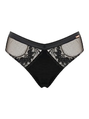 Pour Moi Black India Gatsby Lace V Knickers - Image 3 of 4