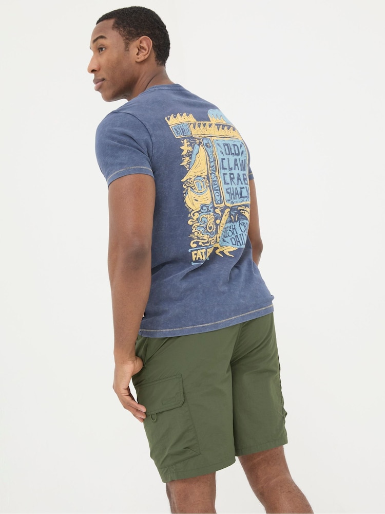 FatFace Green Snowdon Hybrid Cargo Shorts - Image 2 of 4 FatFace Green Snowdon Hybrid Cargo Shorts - Image 2 of 4