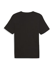 Puma Black Mens Graphics Execution 100% Cotton T-Shirt - Image 2 of 2