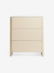 MADE.COM Ecru White Eleni 3 Drawer Chest of Drawers - Image 6 of 6