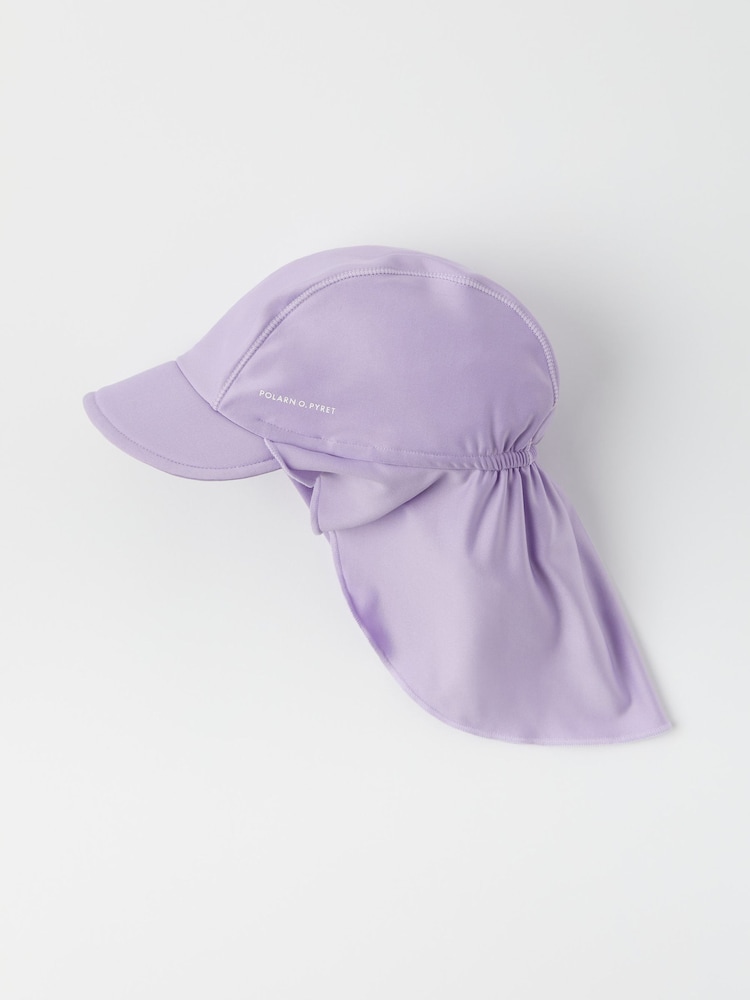 Polarn O. Pyret Purple UV Legionnaire Hat - Image 2 of 3