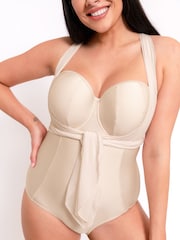 Curvy Kate Cream Wrapsody Bandeau Strapless Multiway Swimsuit - Image 4 of 7