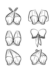 Curvy Kate Cream Wrapsody Bandeau Strapless Multiway Swimsuit - Image 7 of 7