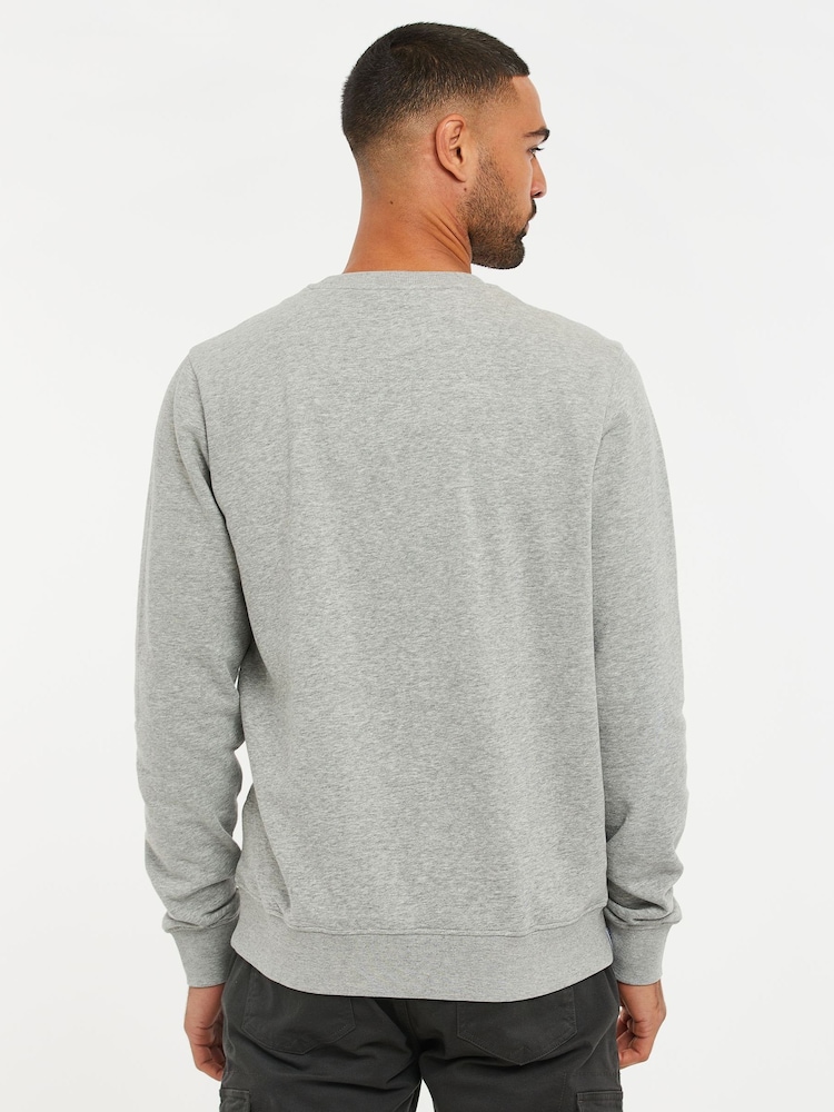 Gris claro - Threadbare Crew Neck Sweatshirts 3 Pack - Imagen 2 de 4