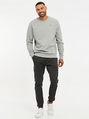 Gris claro - Threadbare Crew Neck Sweatshirts 3 Pack - Imagen 3 de 4