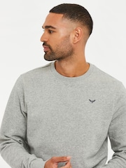 Gris claro - Threadbare Crew Neck Sweatshirts 3 Pack - Imagen 4 de 4